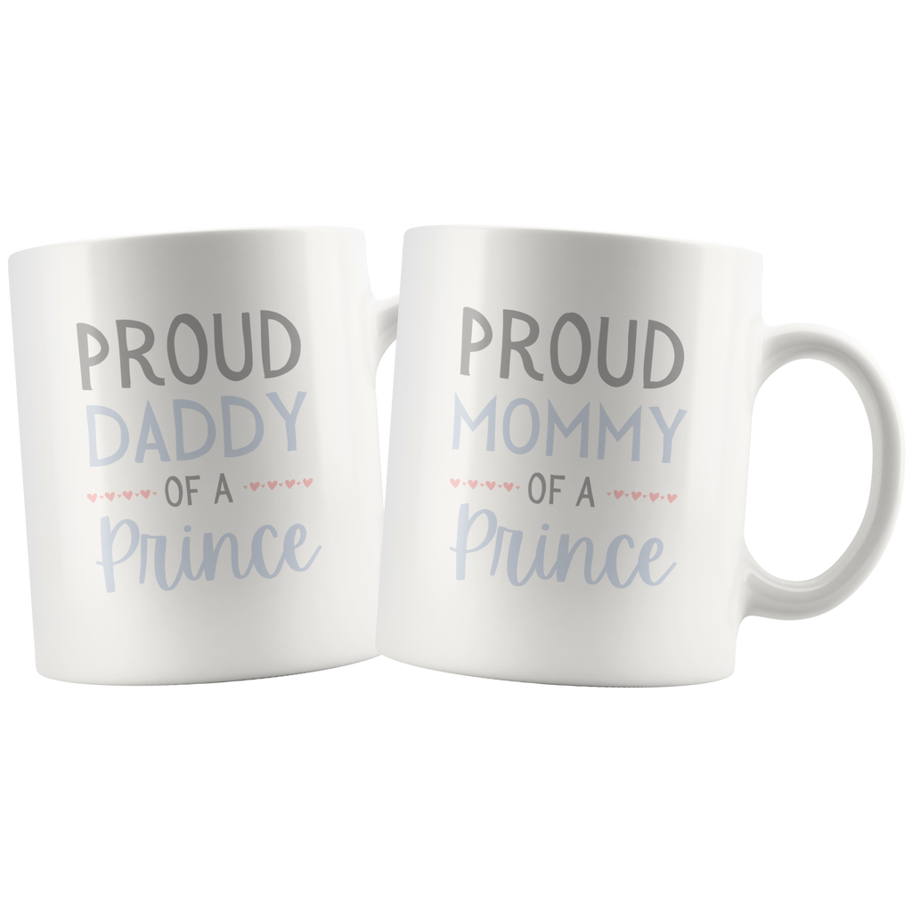 Proud Parents of a Prince Mug Set Combo