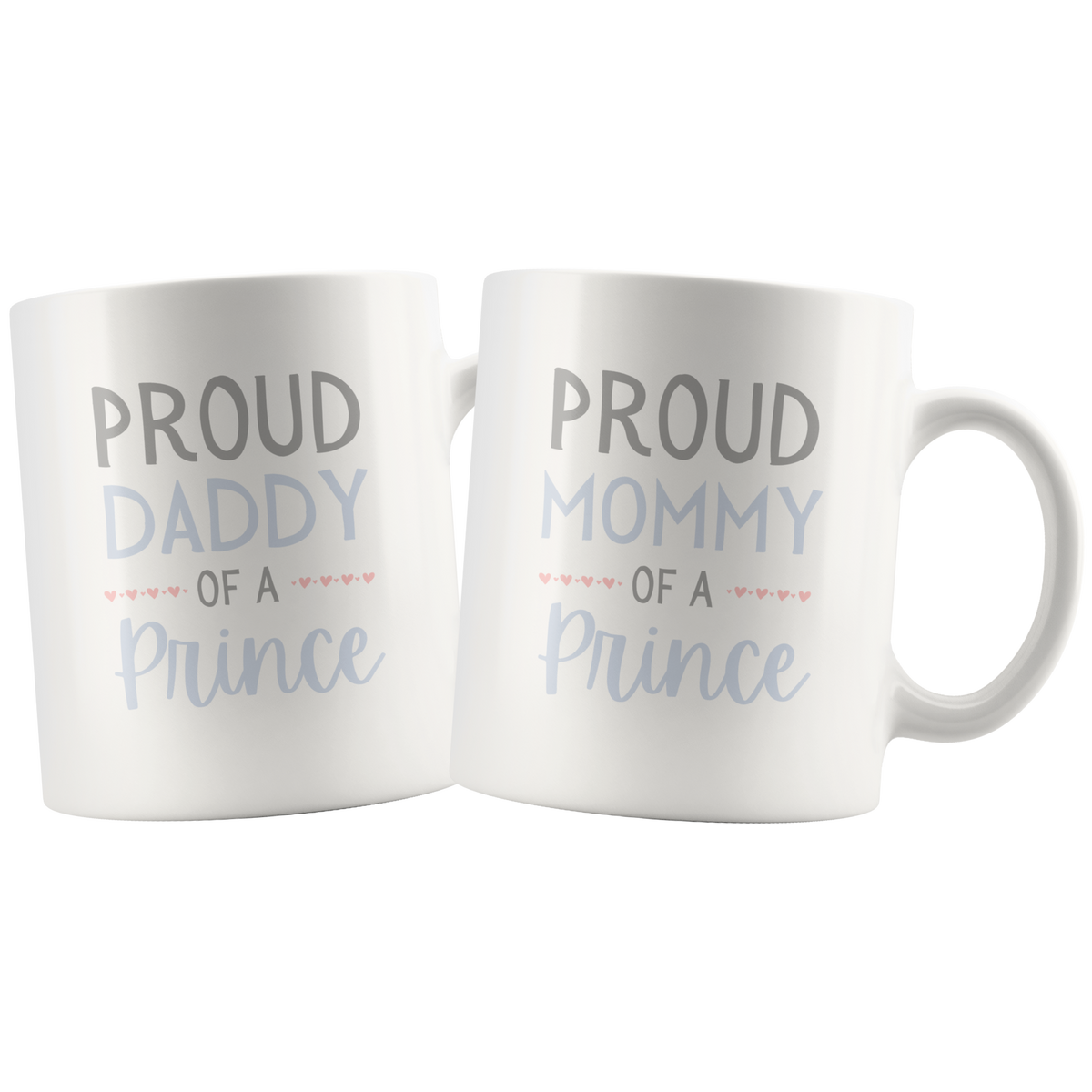 Proud Parents of a Prince Mug Set Combo