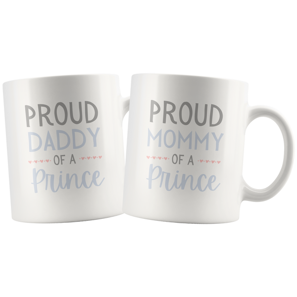 Proud Parents of a Prince Mug Set Combo