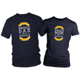 Load image into Gallery viewer, Proud Mom &amp; Dad of a Graduate Shirt Set Combo