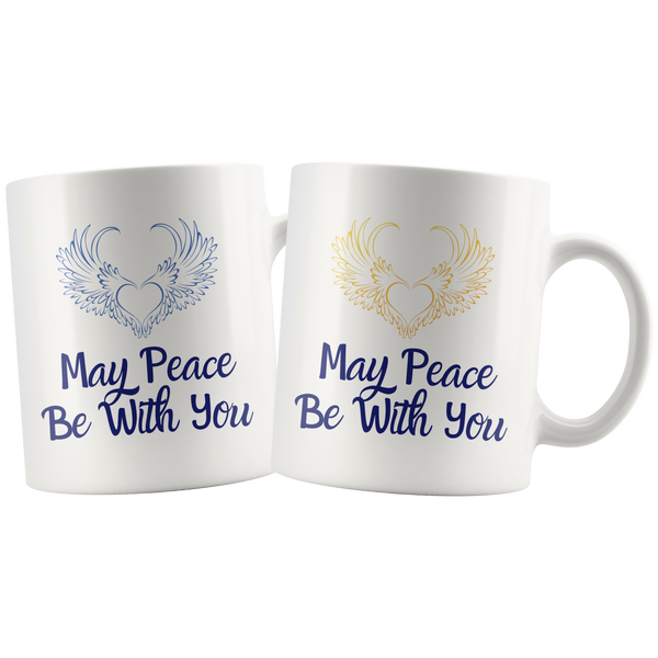 May Peace Be With You Wings Mug Set