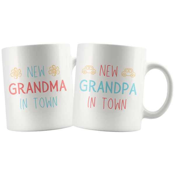 New Grandparents in Town Mug Set Combo