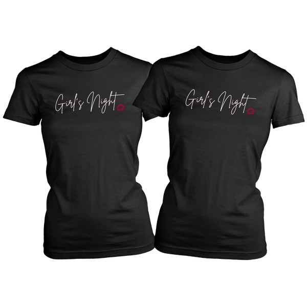 Girl's Night Cute Matching Shirts