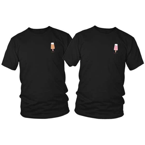 Strawberry Chocolate Ice Cream Popsicle Plz Matching Shirts