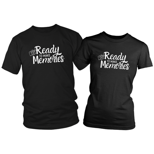 Ready to Make Memories Camera Matching T-Shirt Set