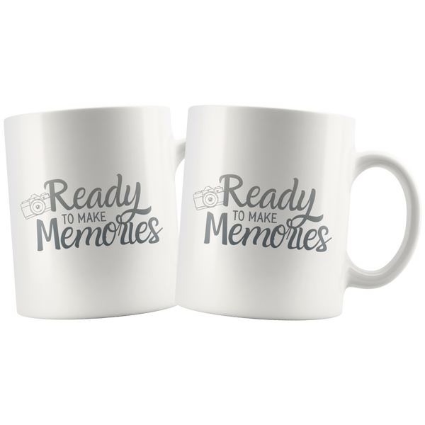 Ready to Make Memories Camera Matching Mug Set