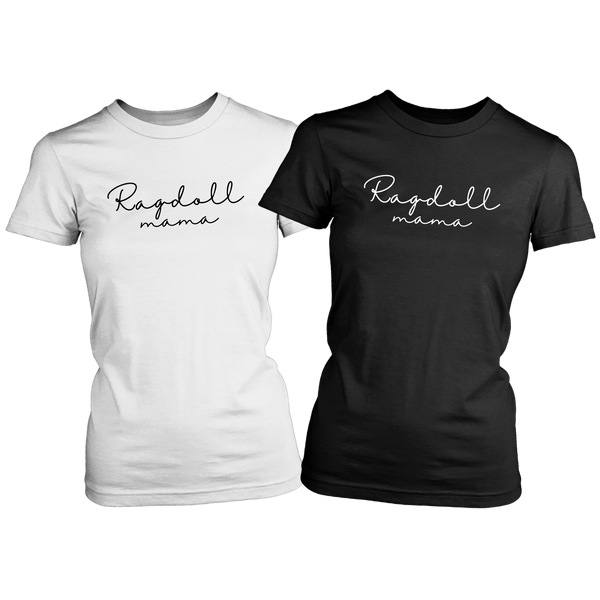 Ragdoll Cat Mama T-Shirt Set