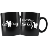 Load image into Gallery viewer, Don&#39;t Mess With the Chic Cool Cat Lady Mug Set