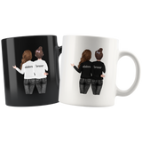 Load image into Gallery viewer, Sisters Forever Watercolor Mug Set