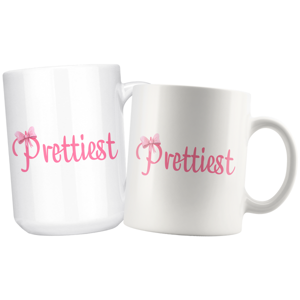 Prettiest with Bow Mom &  Me Mug Set