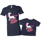 Load image into Gallery viewer, Time to be Magical Unicorn Mom + Me T-Shirt Set