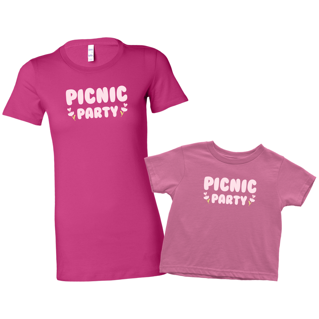 Picnic Party Mom & Me T-Shirt Set