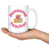 Load image into Gallery viewer, Awesome Student and Teacher Mommy &amp; Me Mug Set
