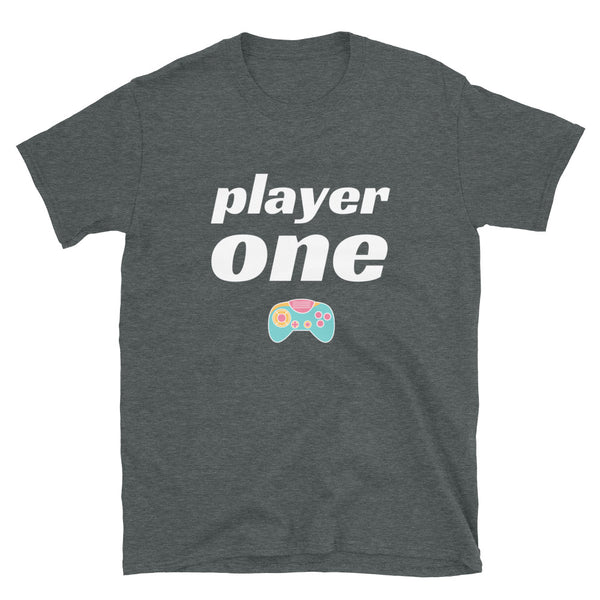 Player One Gamer Couple Unisex T-Shirt