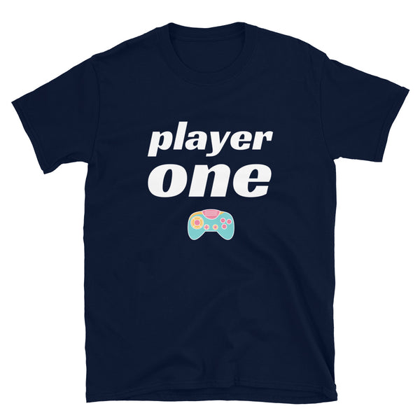Player One Gamer Couple Unisex T-Shirt
