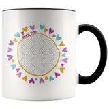 Load image into Gallery viewer, Love You Heart Circle Personalized Mug