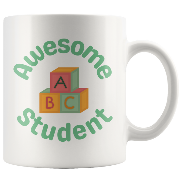 Awesome student and Teacher Daddy & Me Mug Set