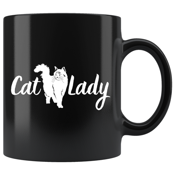 Don't Mess With the Chic Cool Cat Lady Mug Set